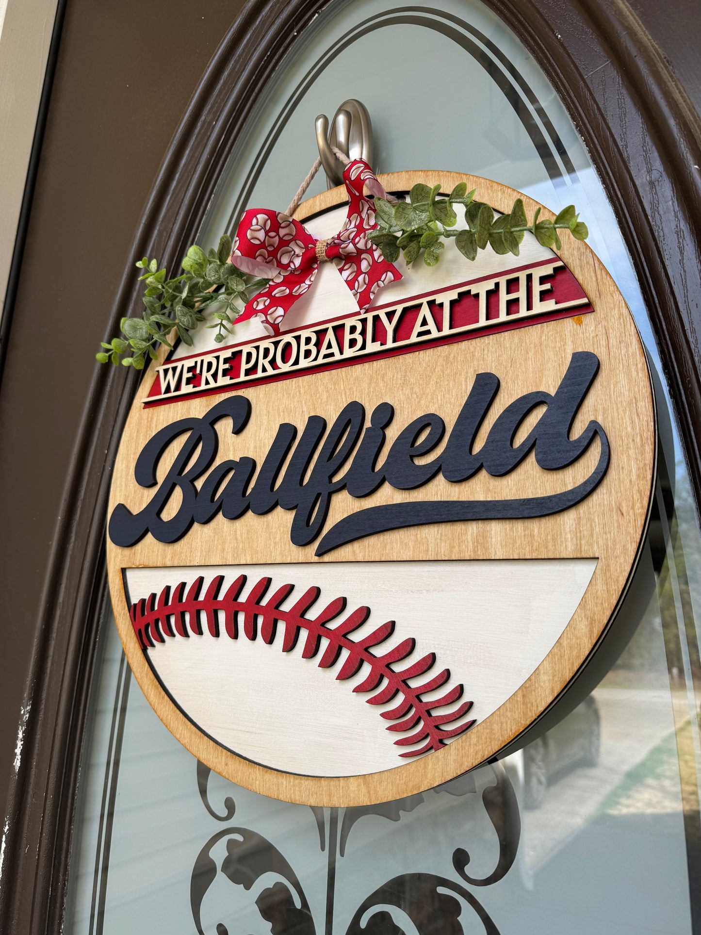 Probably at the Ballfield Door Hanger