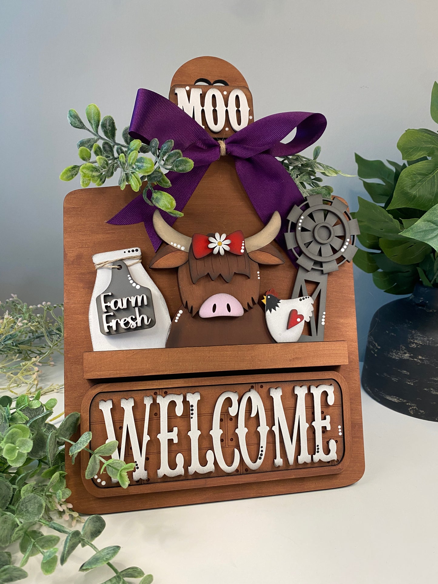 Add-On Highland Cow Insert