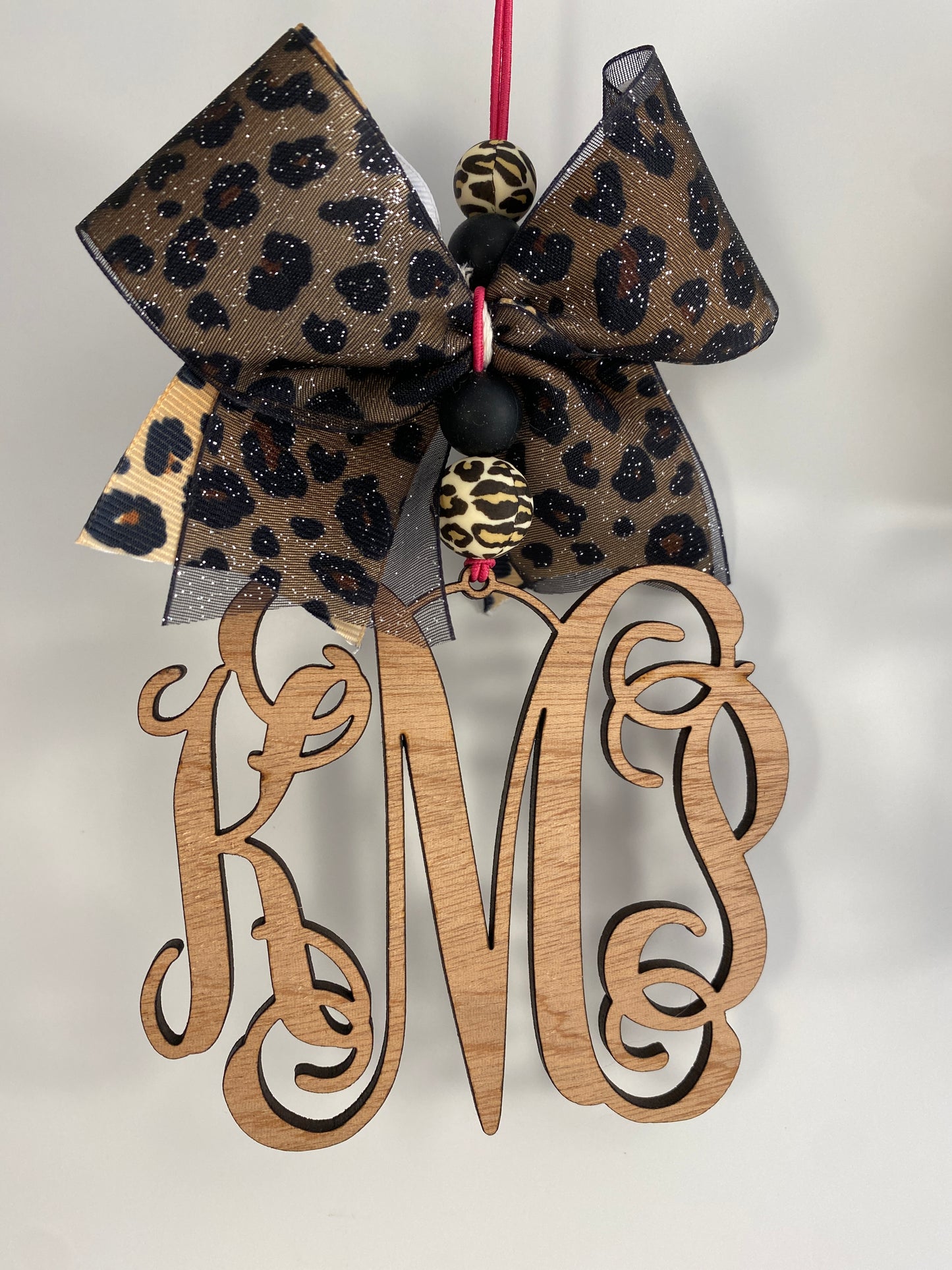 Monogram Car Charm