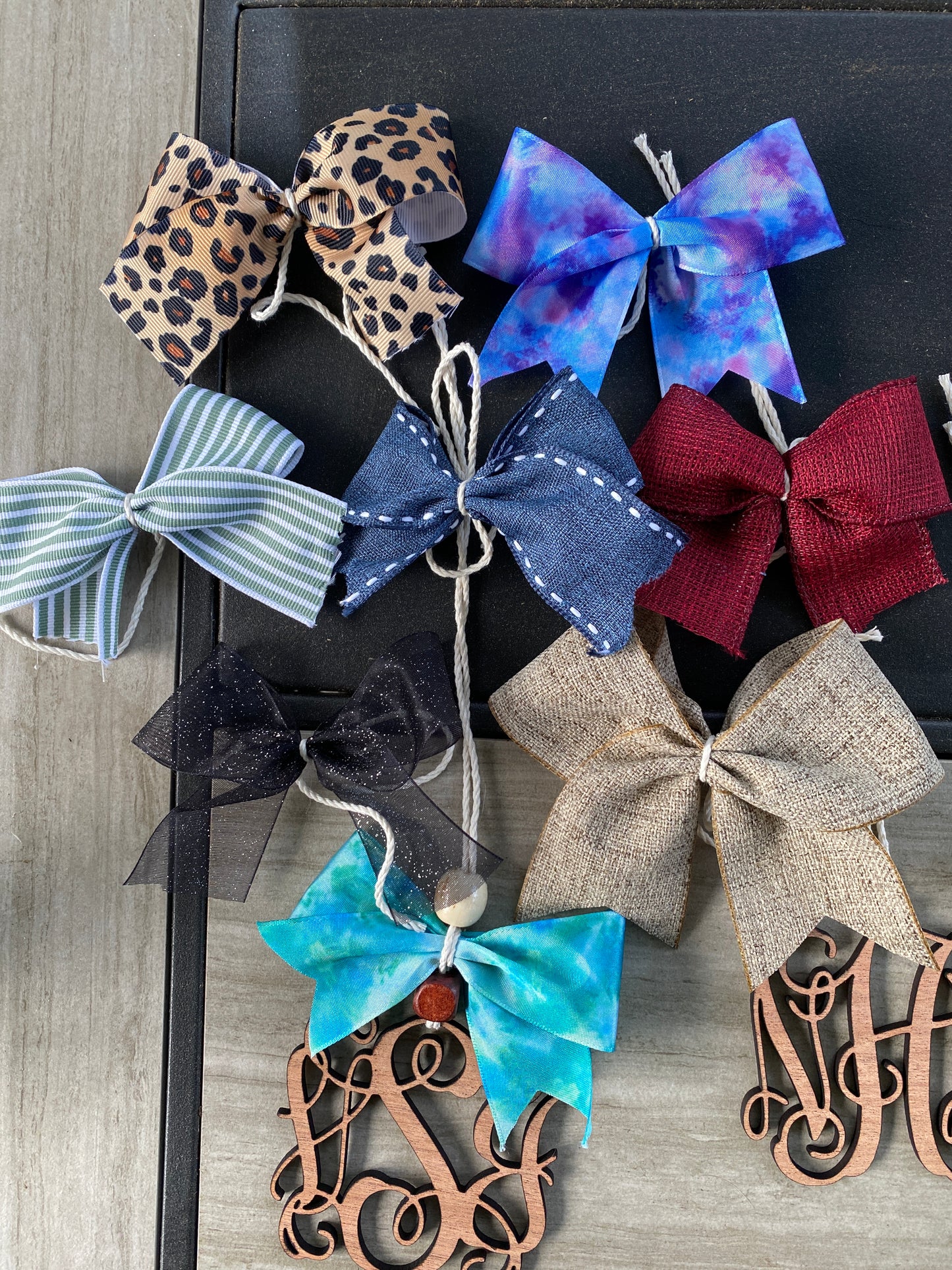 Monogram Car Charm