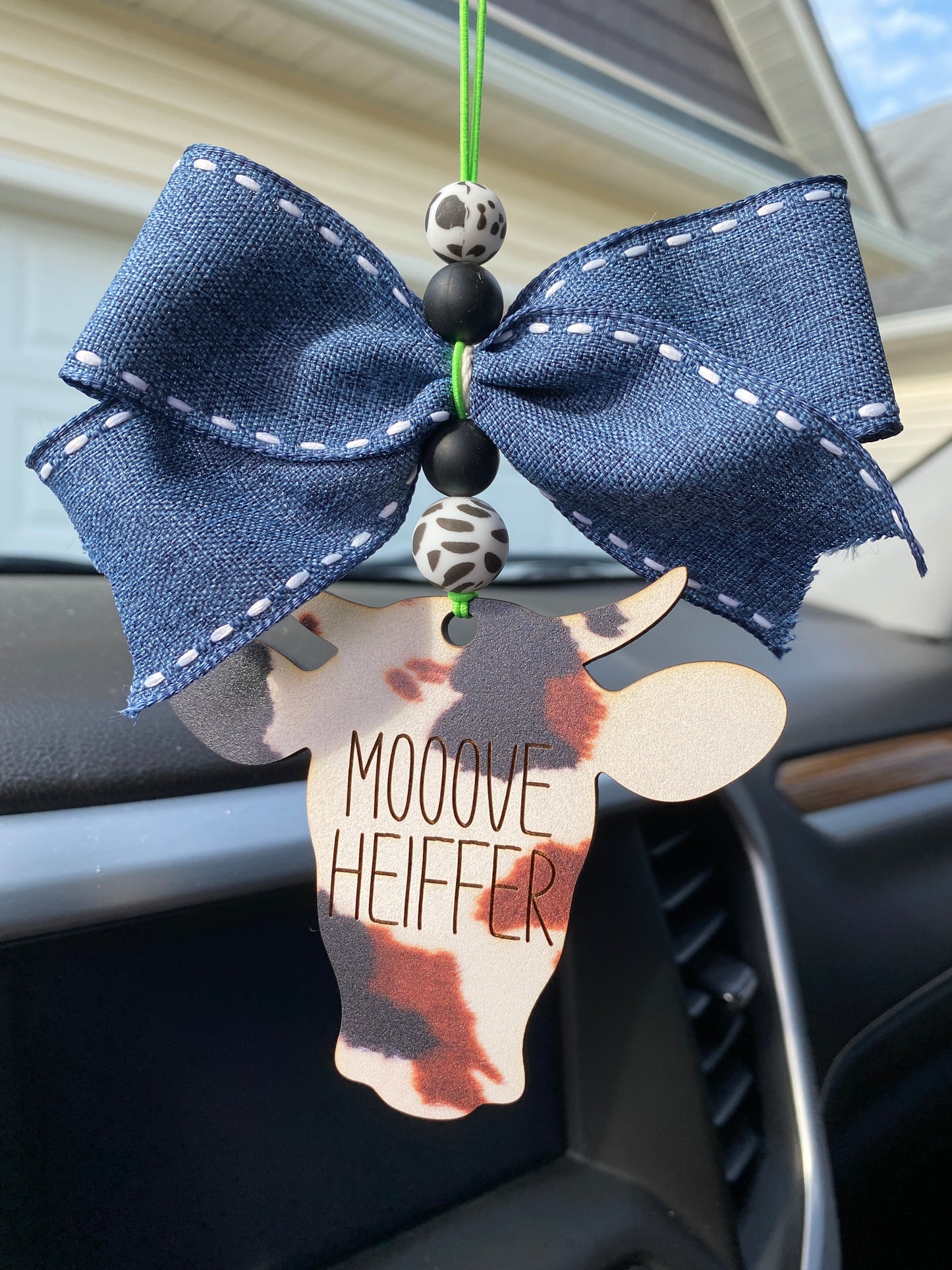 Cow Car Charm