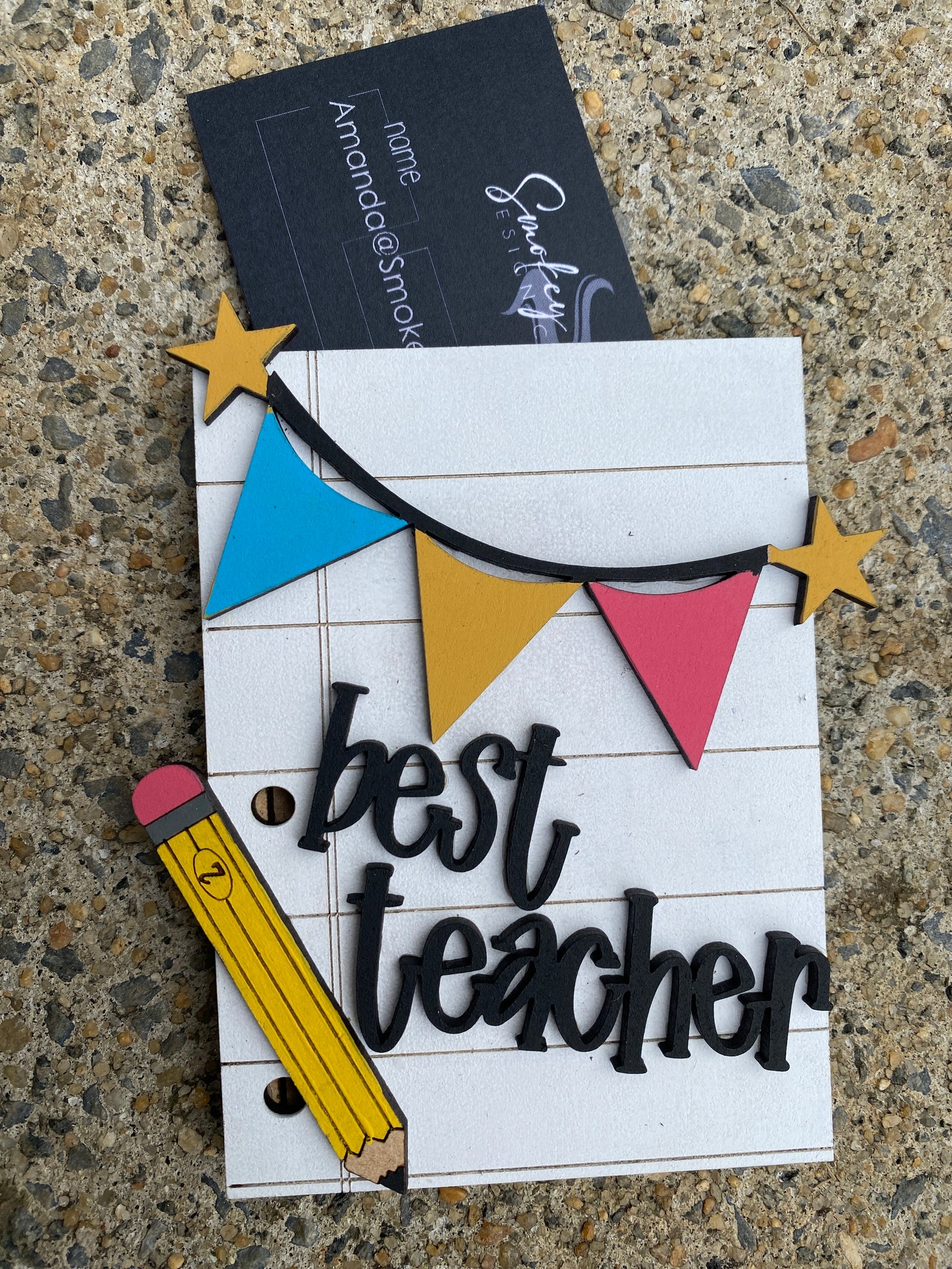 Notebook Gift Card Holder