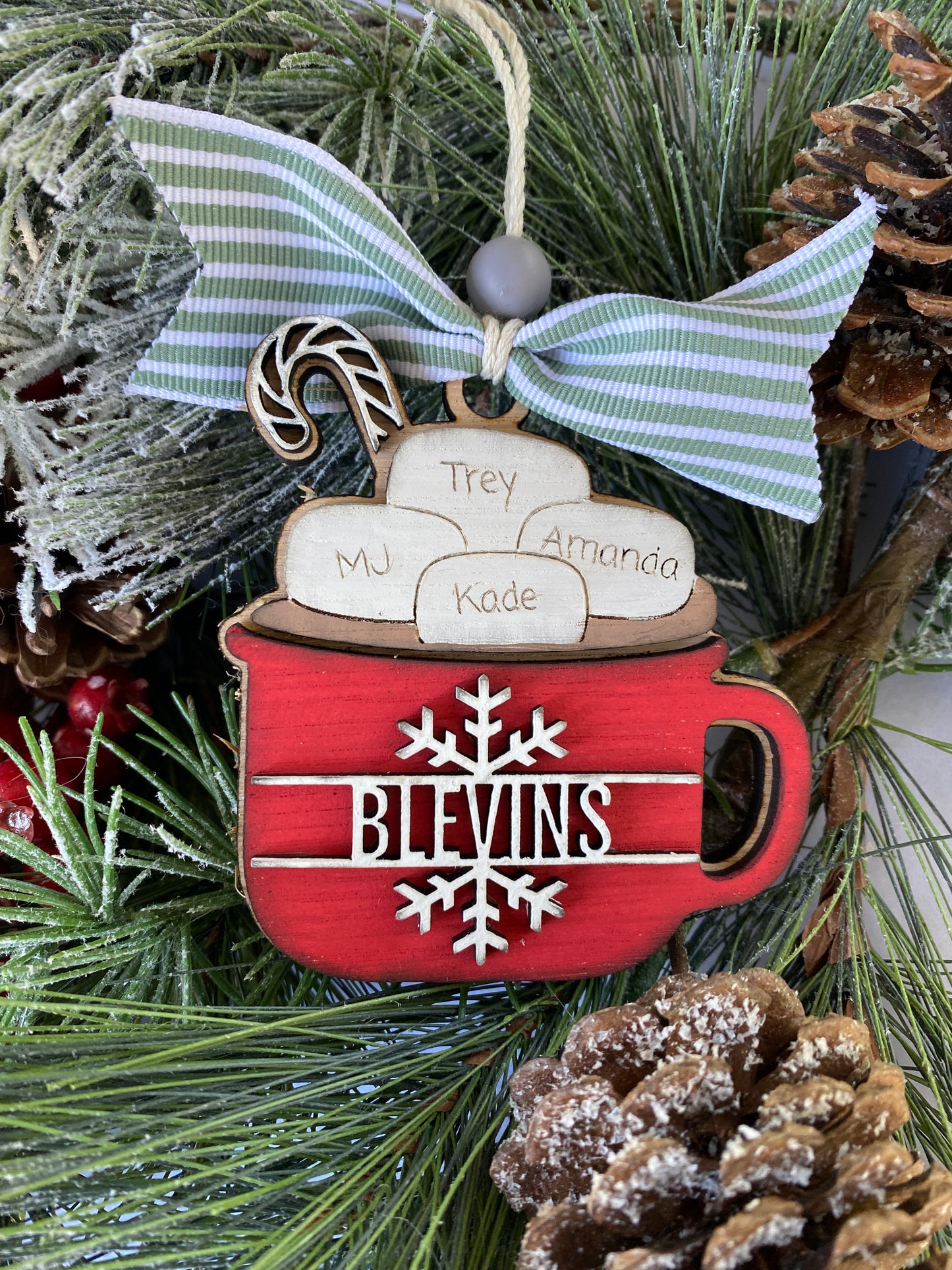 Family Hot Coca Ornament