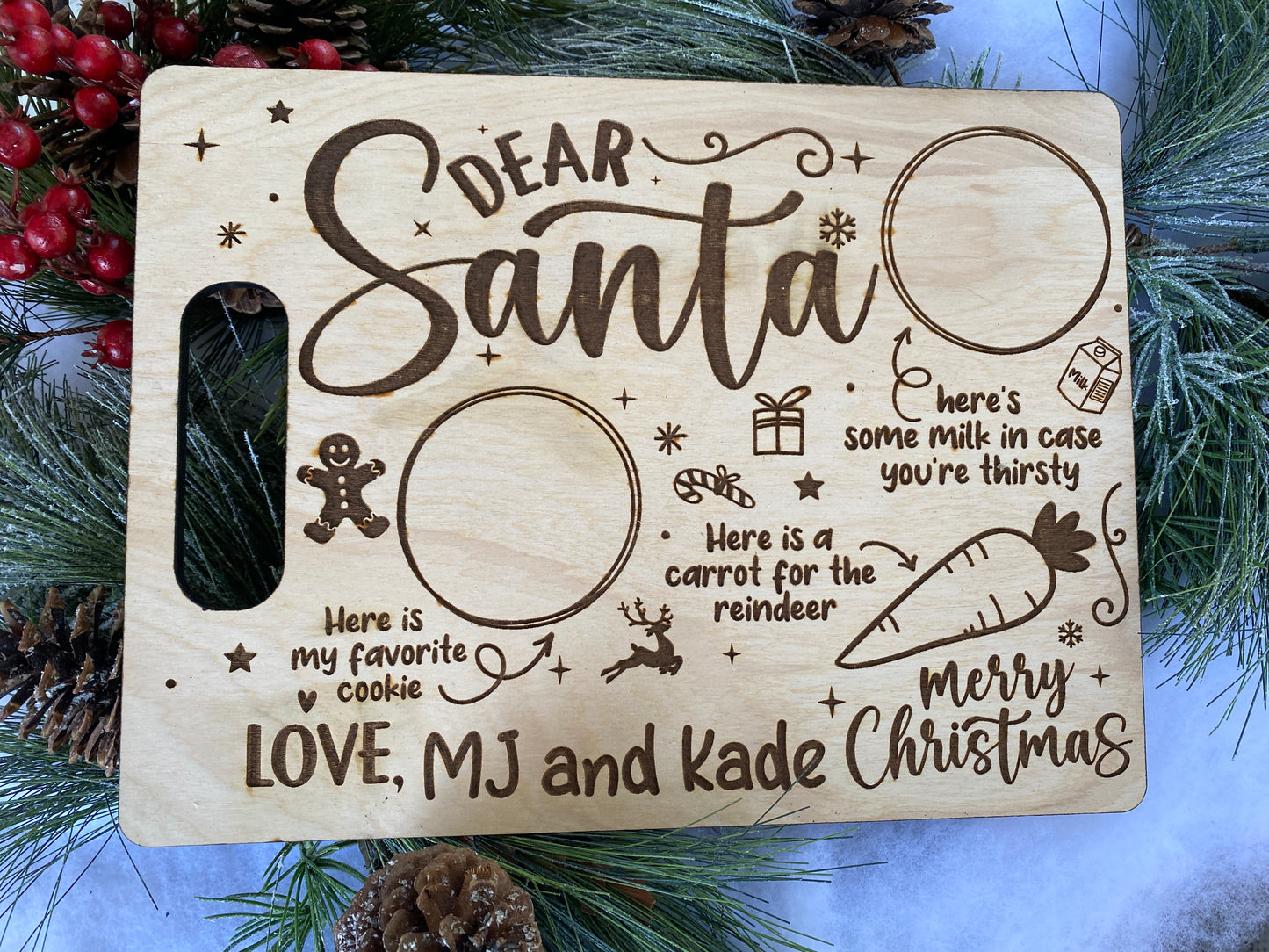 Customized Santa Tray