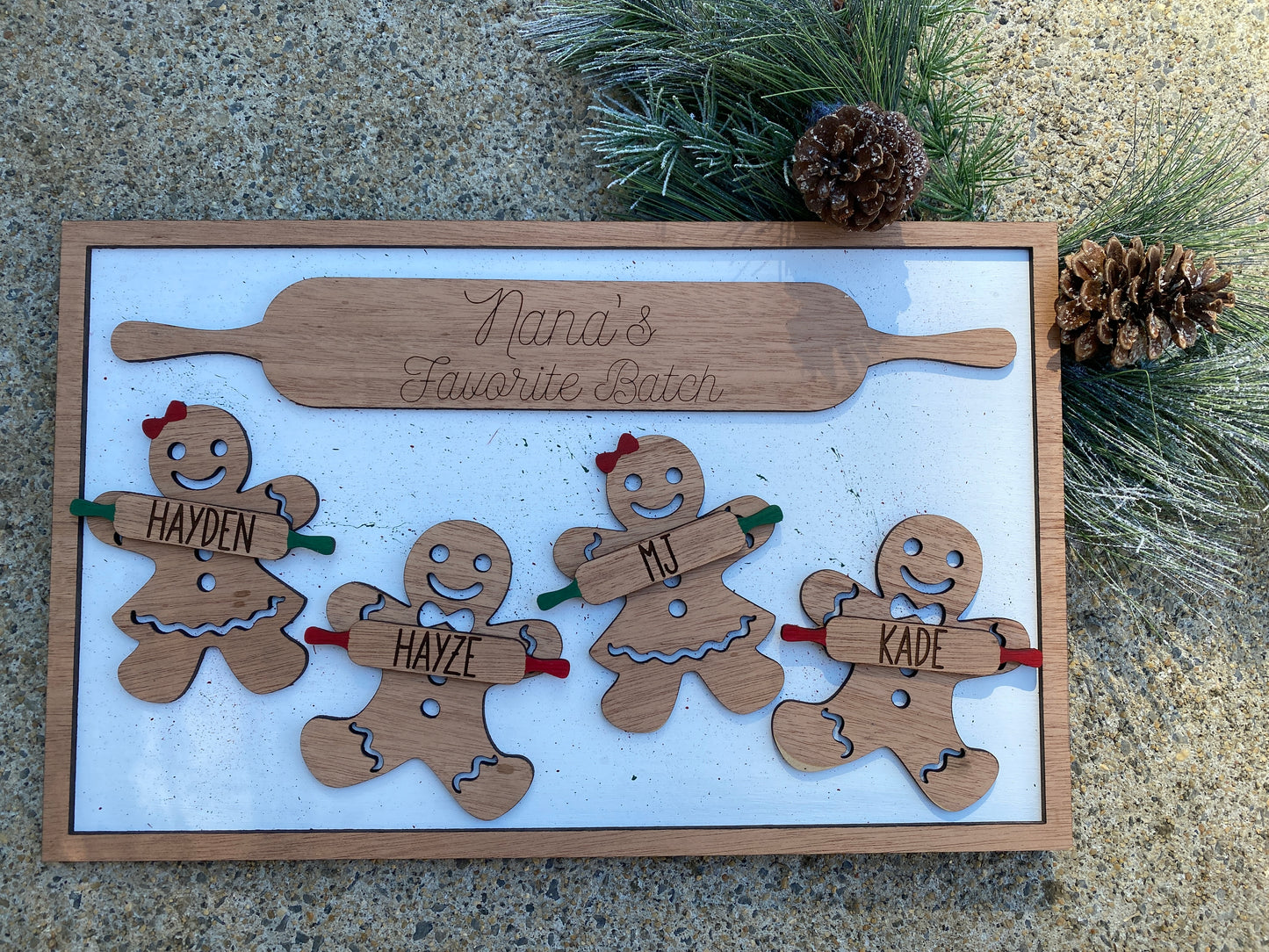 Favorite Batch Gingerbread Sign