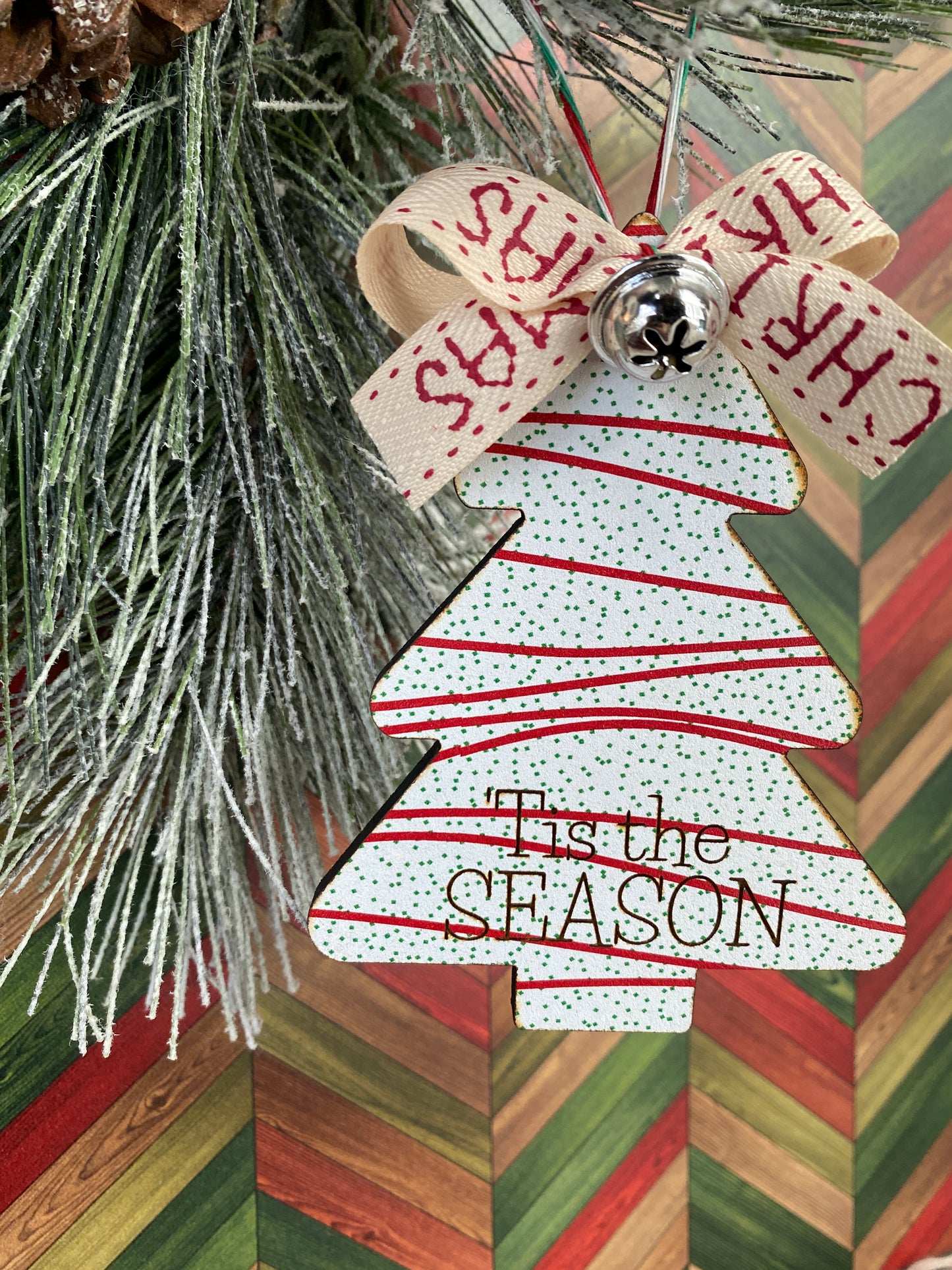 Christmas Cake Ornament