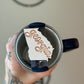 Georgia Script Cup Topper