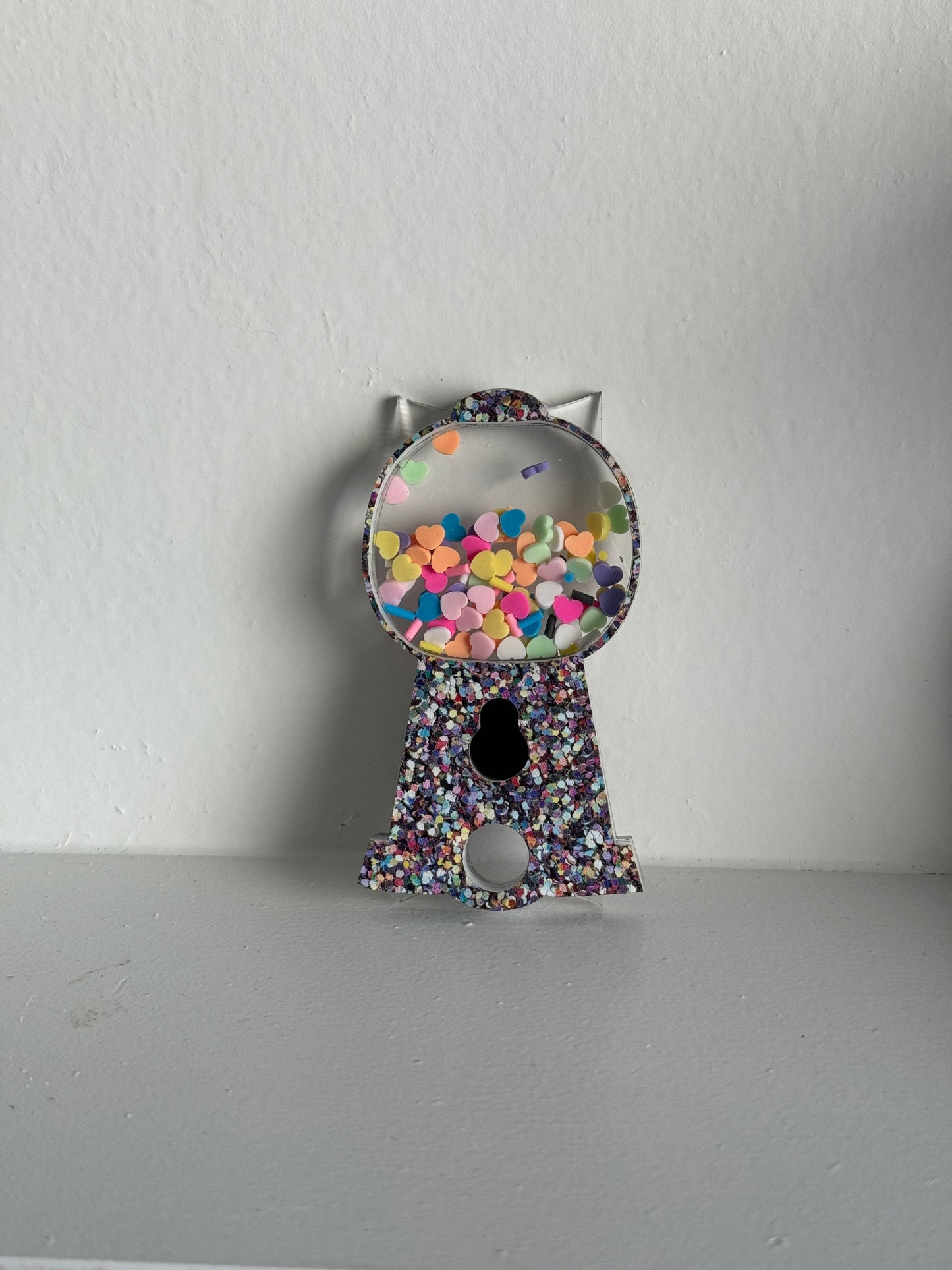 Gumball Hearts Cup Topper