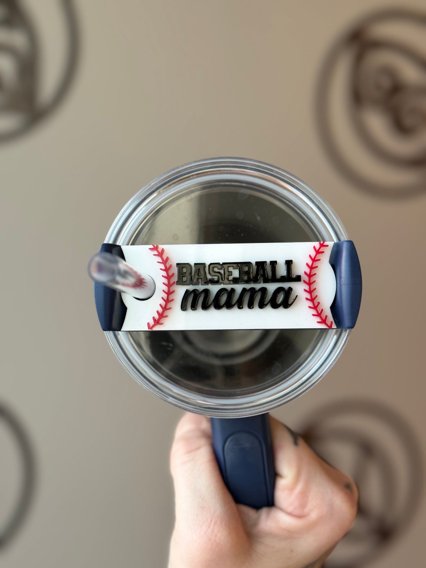 Baseball/Softball Mama Cup Topper