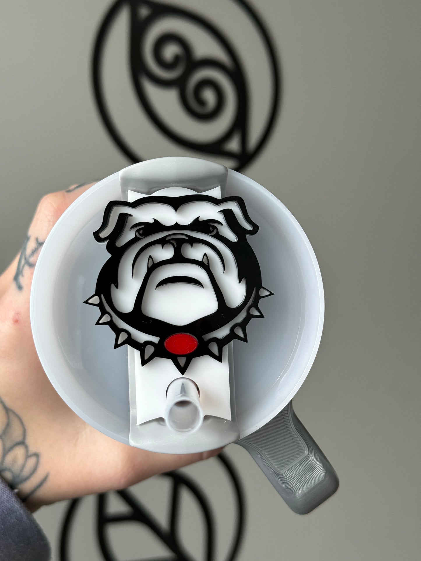 Bulldog Cup Topper