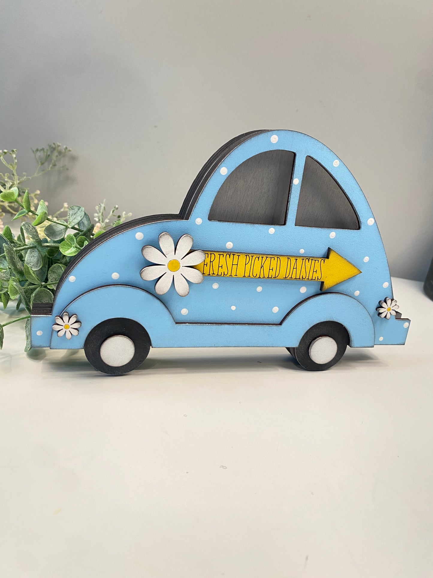 Add-On for Car - Daisies