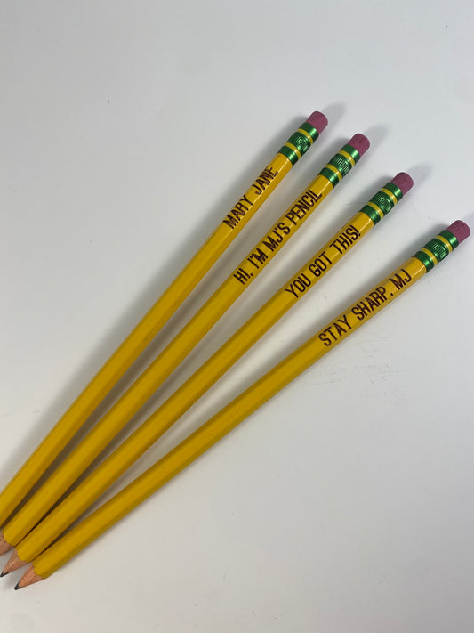 Engraved Pencil