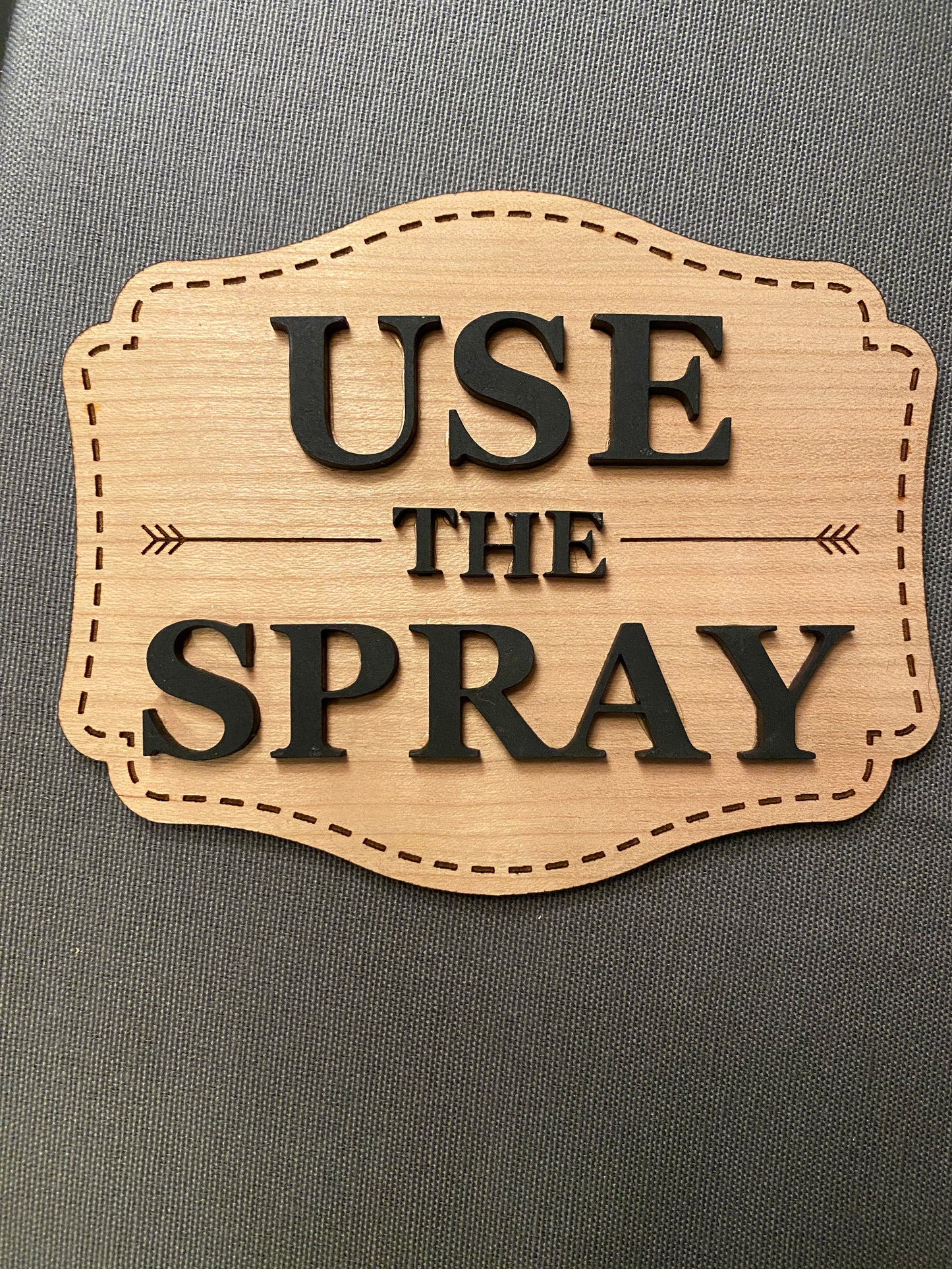 Use the Spray sign