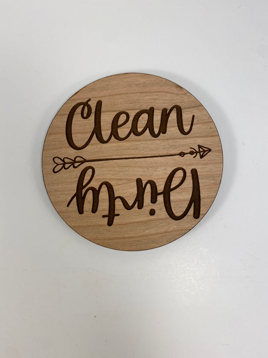 Clean/Dirty Dishwasher Magnet